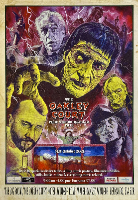 Oakley Court Film and Memorabilia Fair poster by Graham Humphreys