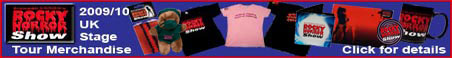 UK 2009/10 Rocky Horror Show production merchandise