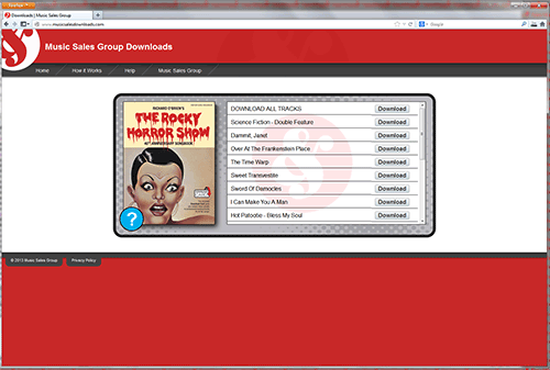 Rocky Horror Songbook 2013