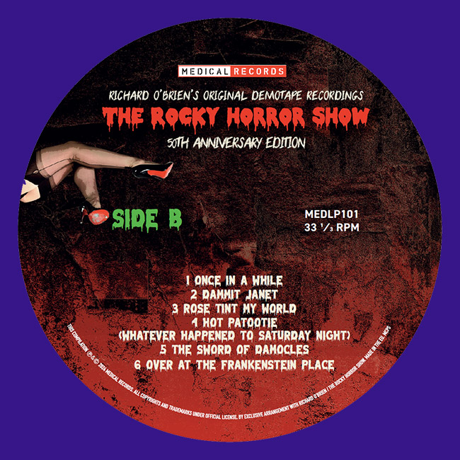 The Rocky Horror Show 50th anniversary - Original Demotape Recordings LP