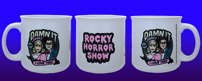 Pyramid America products - RHS - Damnit Janet - Rocky Horror Mug