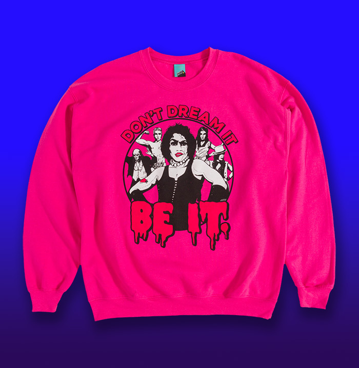 Truffle Shuffle Don't Dream It Be It Pink Sweater