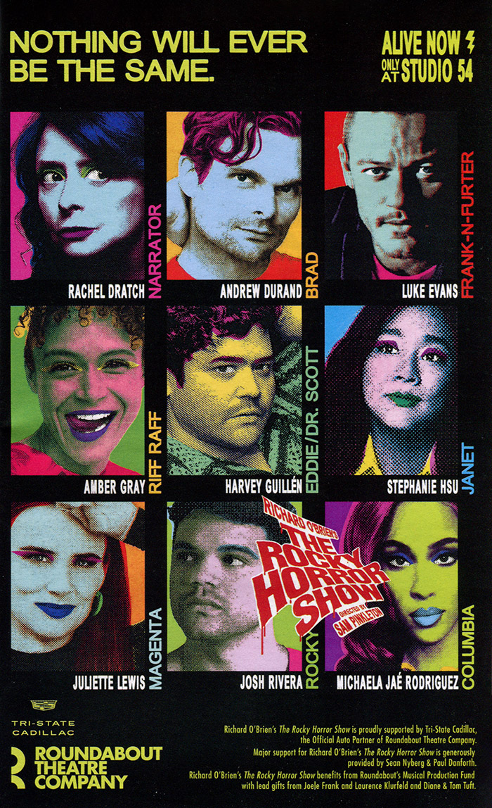 Playbill inner page