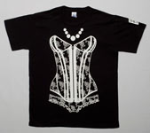 Corset graphic tee-shirt