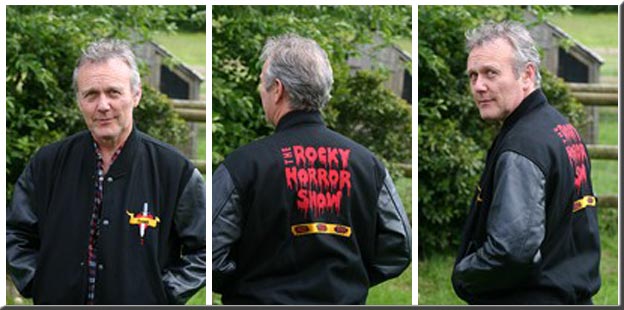 Tony models the jacket