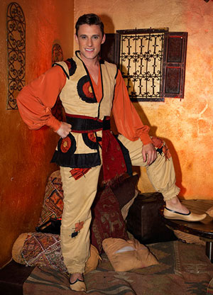 Oliver Thornton Aladdin Wimbledon Theatre Cast Photograph © TimeWarp 2013