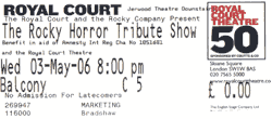 C5 Balcony ticket